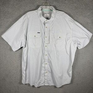 Poncho The Ono Men 2XL Magnetic Snap Outdoor Shirt Regular Fit Fishing UPF 50+